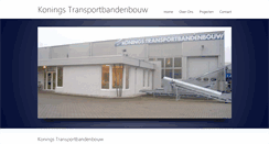 Desktop Screenshot of koningstransportbanden.nl