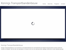 Tablet Screenshot of koningstransportbanden.nl